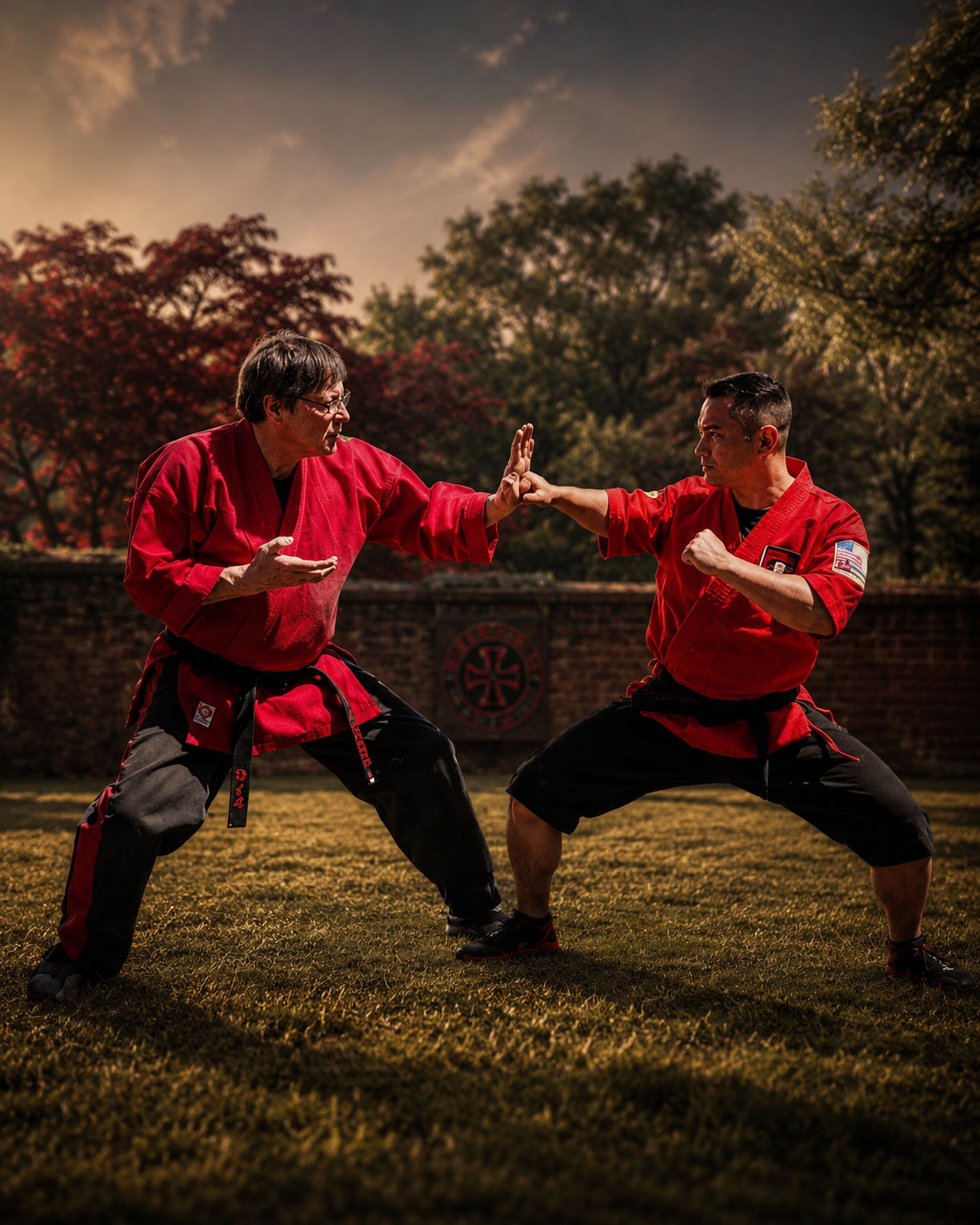 Joe Bautista training with his father in Kajukenbo